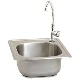 Fire Magic Stainless Steel 15x15 Sink W/ Faucet
