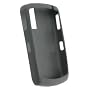 Solid Black Blackberry 8130 Pearl Rubber Silicon Skin Cover Case [Beyond Cell Packaging]