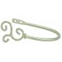 Home Impressions Drapery Hold Backs, NICKEL SCROLL HOLDBACK
