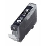 COMPATIBLE CANON CLI-8 CHIPPED BLACK INKJET CARTRIDGE