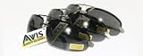 SAFETY GLASSES FACTOR SMOKE UV400 EYEWEAR METAL FRAME ANSI Z87.1 EYE PROTECTION