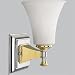 Progress Lighting P3131-10 Fairfield 1 Light Wall Sconce in Polished Brass