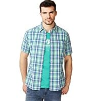 North Coast Pure Cotton Short Sleeve Checked Shirt