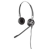 Jabra BIZ 2475 Binaural Over-the-Head Headset w/Ultra Noise Canceling Micro ....