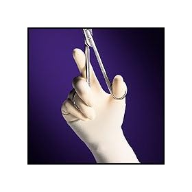 Ansell Perry Encore Powder-Free Sterile Latex Surgical Gloves (50 pk)
