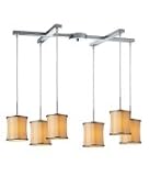 ELK Lighting 20039-6 Fabrique 6 Light Single Tier Chandelier in Polished Chrome