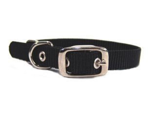 Single Thick Nylon Deluxe Dog Collar, 5/8