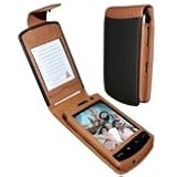 Piel Frama BlackBerry Storm 9500 Leather Case (Black/Tan)