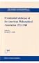 Presidential Addresses of the American Philosophical Association, 1931-1940 (American Philosophical Association Centennial Series)