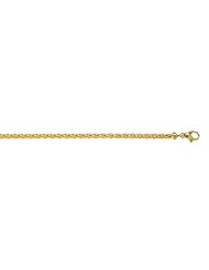 18KT Yellow Wheat 3.1mm Necklaces Length = 16