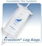 Freedom Twist Drainage Port Leg Bag Kit - Size: 500 ml