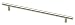 Liberty Hardware Steel Bar Pull P01016-SS-C, Stainless Steel Finish (Satin Nickel)