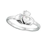 STERLING SILVER SMALL CLADDAH RING SIZES 3-9