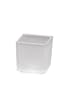 Biedermann & Sons Square Frosted-Glass Votive or Tea-Light Candleholders, Set of 12