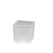 Biedermann & Sons Square Frosted-Glass Votive or Tea-Light Candleholders, Set of 12