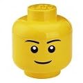 Boite de rangement t�te de Lego Homme