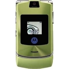 Motorola RAZR V3i chrom gr�n Handy