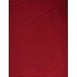 Adorama Belle Drape Solid Color Series, 10' x 24' Dyed Muslin Background, Solid Red Color.