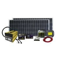 Go Power! SOLAR ELITE 220 WATT SOLAR KIT WITH GP-SW2000-12, GP-SWR-B, GP-DC-KIT4, GP-TS, GPC-45, AND GPC-SMART-CONTROL