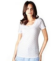 Per Una Honeycomb Textured Top
