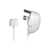 Online - iPHONE, iPHONE 3G, NEW 2008 TOUCH & 2008 NANO CHROMATIC 3 PIN MAINS CHARGER WHITE