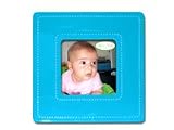 Child to Cherish - Stitched Ceramic Frame - Small Turquoise