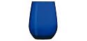Libbey "Cobalt" Stemless Wine Glasses, Set of 4