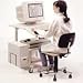 Adjustable Mobile Workstation - Putty