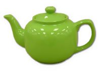 Best Cheap Ceramic Lime Green Classic 2 Cup Teapot
