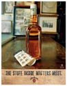 Jim Beam - Stuff Inside Vintage Bar Metal Antique Nostalgic Collectible Tin Sign