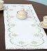 Daisy & Floral Table Runner / Scarf for Cross-stitch Embroidery