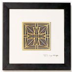FLW フランク・ロイド・ライト　ウォールアート トーマス　【Thomas フランクロイドライト Frank Lloyd Wright SIGNATURE WALL ART】