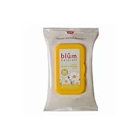 Blum Naturals Daily Dry & Sensitive Towelettes, Organic Chamomile 30 ea