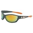 HD1003 Harley Davidson Safety Glasses with Gunmetal Frame and Orange Mirror Lens