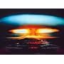 Atmoic Bomb (Mushroom Cloud, Color) Art Poster Print - 24" X 36"