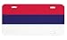 Montenegro Montenegrin Serbia Flag License Plate
