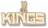 Los Angeles Kings "Kings" Pendant - 14KT Gold Jewelry
