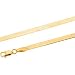 14K Yellow Gold Solid Flexible Herringbone Chain - 16 inches