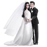 Elvis & Priscilla Wedding Barbie Dolls Set