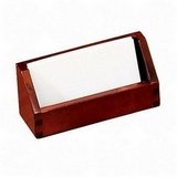ROL9E4200MAHOG - Harmony Wood Business Card Holder