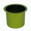 Jumbo Aluminum GREEN Poker Table Cup Holder - Casino Supplies > Tables > Table Accessories
