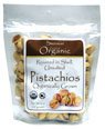 Organic Pistachios Roasted & Unsalted 8 Oz 