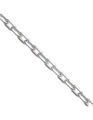 Sterling Silver 18inch Solid Polished Fancy Link Necklace QH348-18"