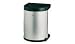 Wesco Einbau-Abfallsammler rund, 15 Liter, Edelstahl