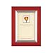Dennis Daniels Aluminum Inlay Gallery Wood Molding Frame for a 11 x 14 Photograph, Color: Carmine Red.