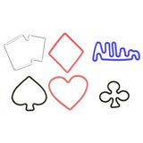 21 M7fthO9L 24 Pack Texas Holdem Silly Shaped Rubber Bands by BandzMania