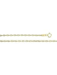 Hollow Marine Link Chain 14K Gold Yellow Ch225 7 Inch