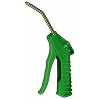 Deluxe Air Blow Gun w 1 2 In Rubber Tip - Neon Green - 4 In by