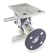 Industrial Grade 4W805 Lock, Floor, 7 3/8 In