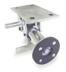 Industrial Grade 4W805 Lock, Floor, 7 3/8 In